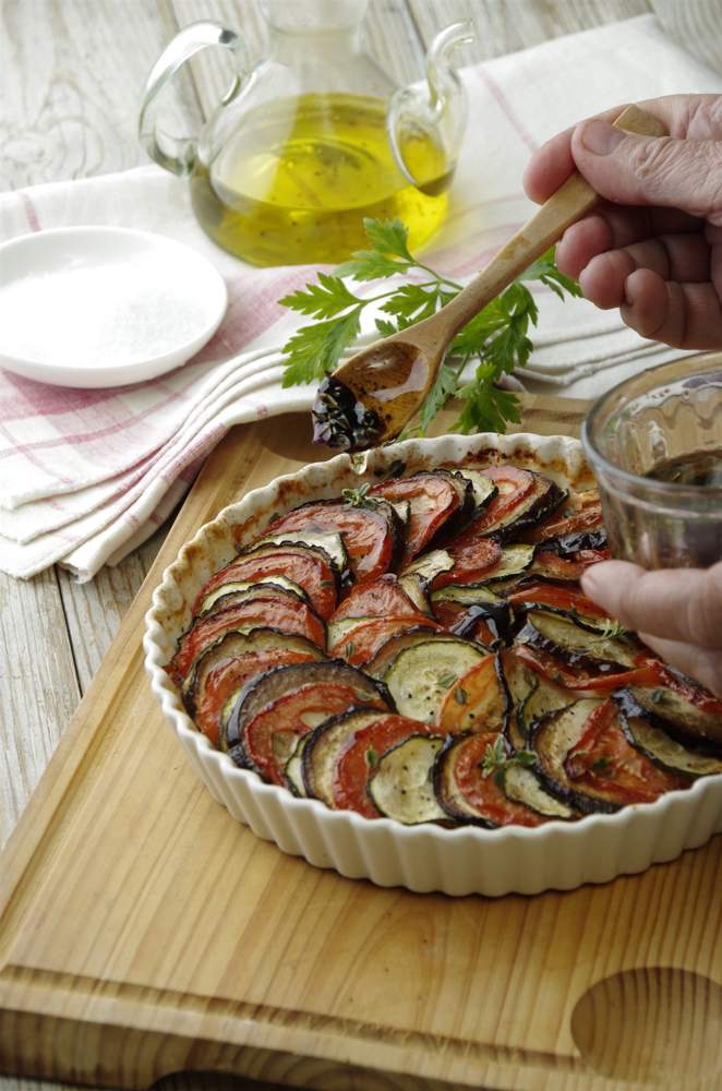 Ratatouille al horno tradicional el pisto francés