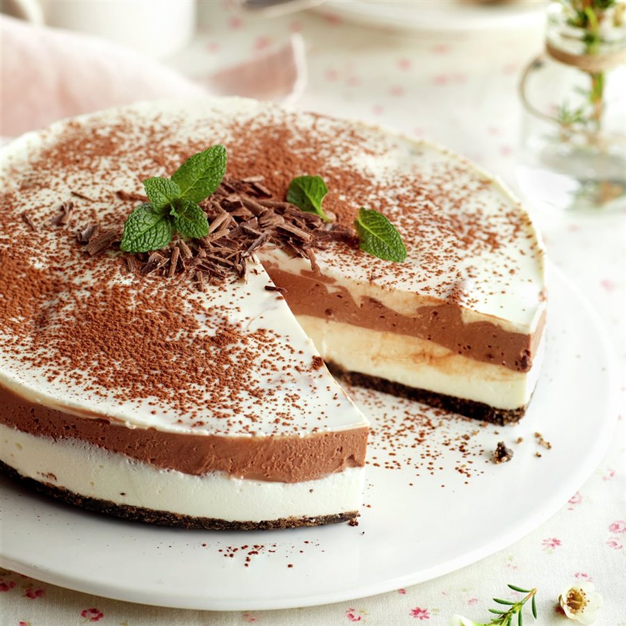 Cheesecake De Chocolate Sin Horno