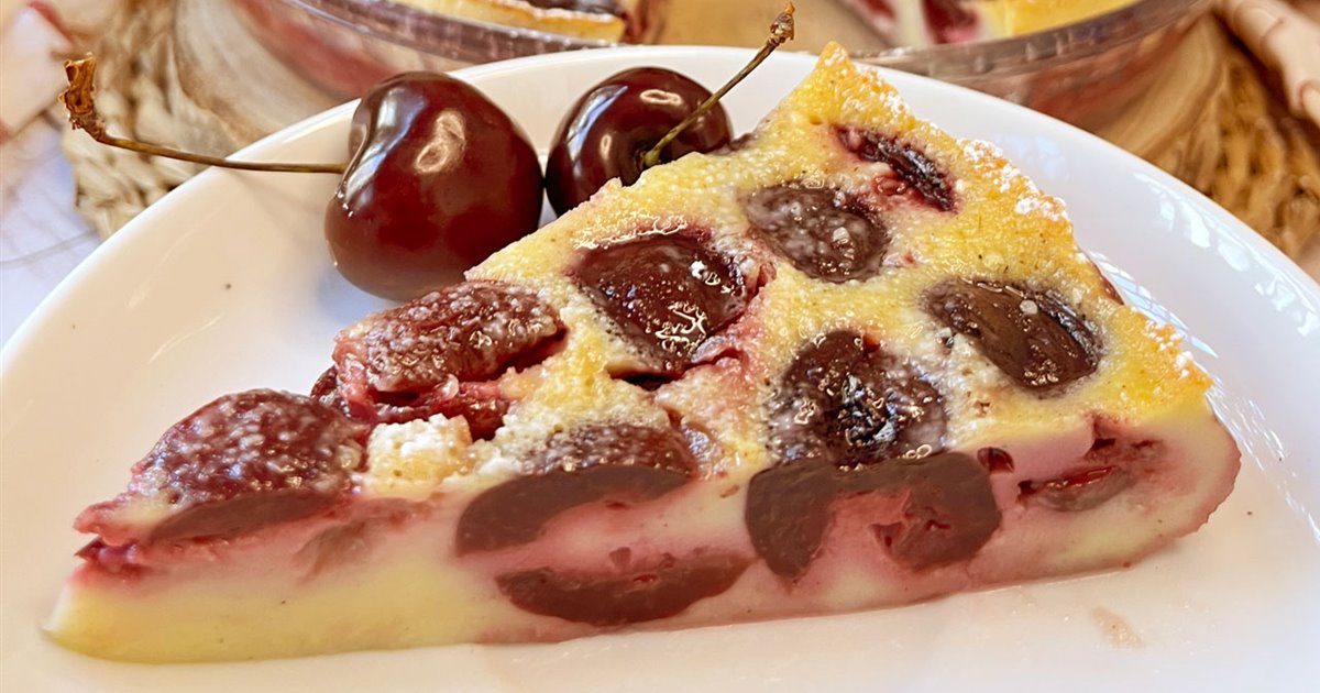 Clafoutis De Cerezas La Receta Para Principiantes De La Tarta De