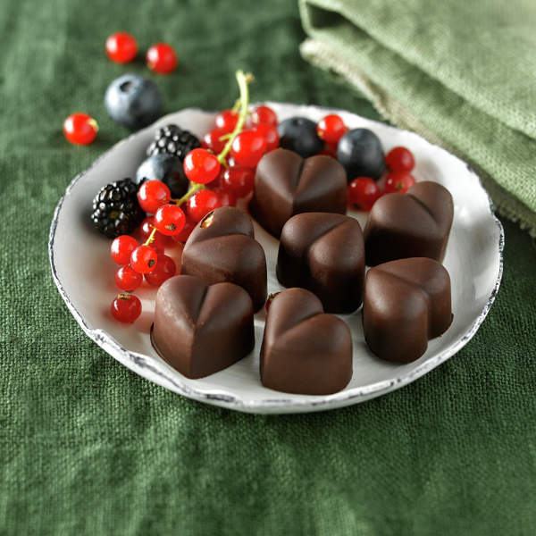 BOMBONES DE CACAO CRUDO Y NUECES.