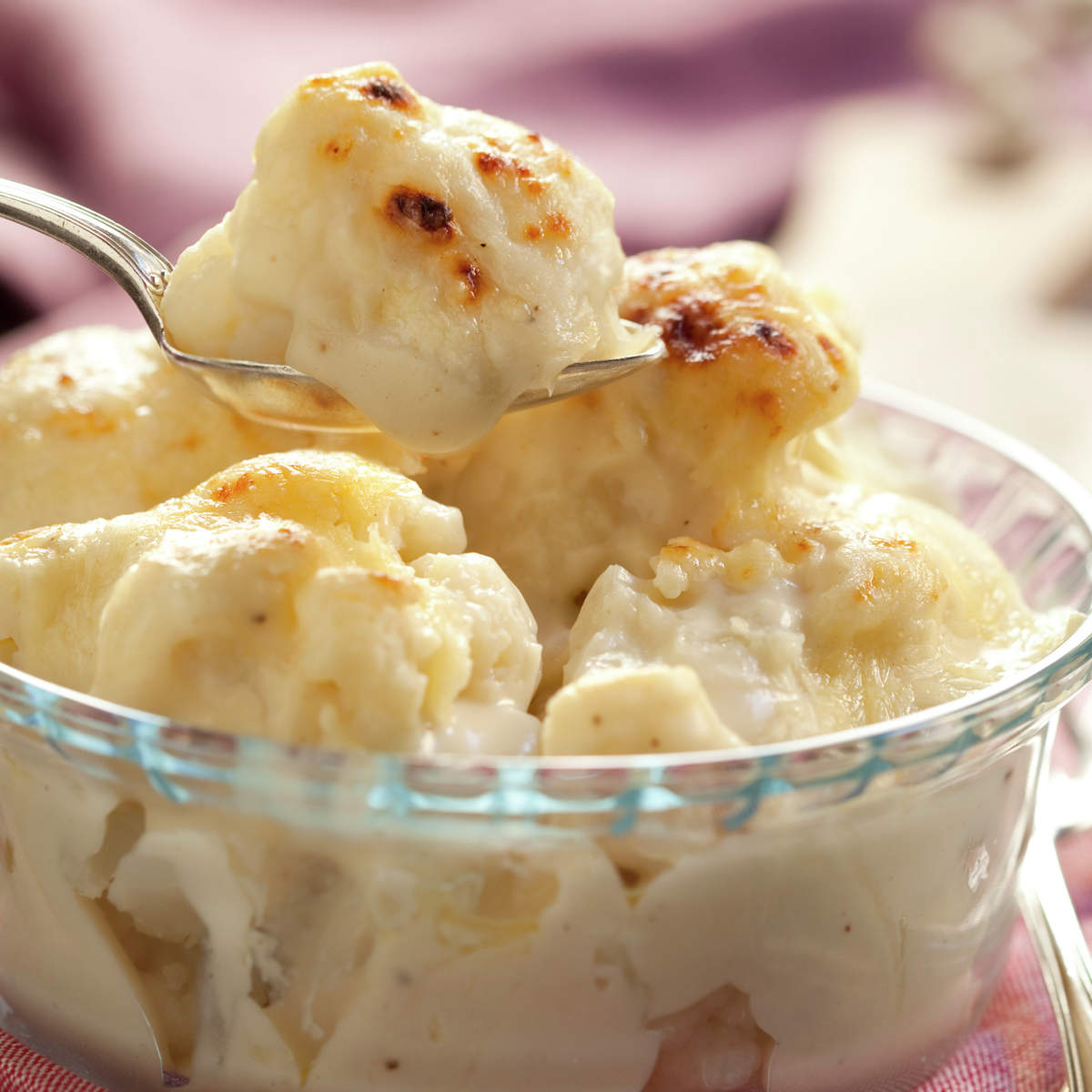 COLIFLOR GRATINADA CON BECHAMEL.