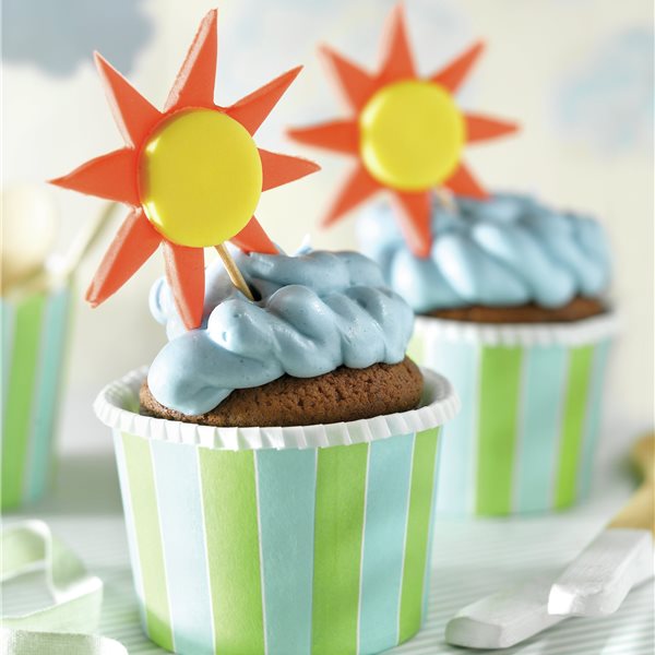 Cupcakes sol radiante