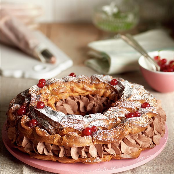 Corona rellena de trufa