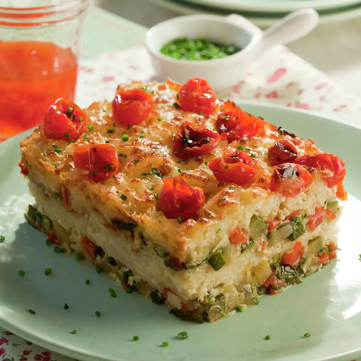 PASTEL DE VERDURAS Y ARROZ