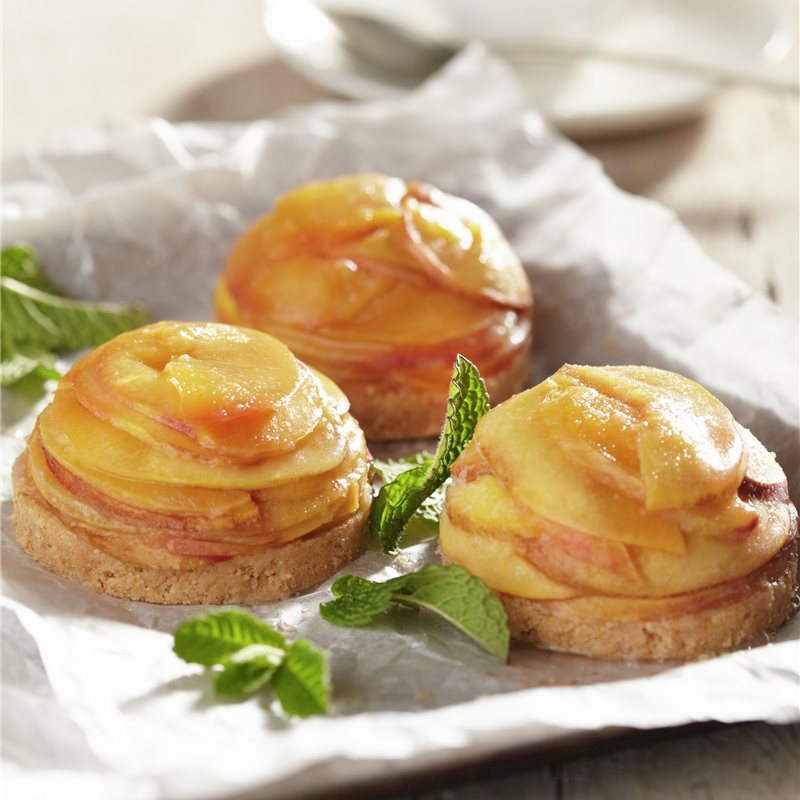 PASTELITOS DE NECTARINAS A LA MIEL.