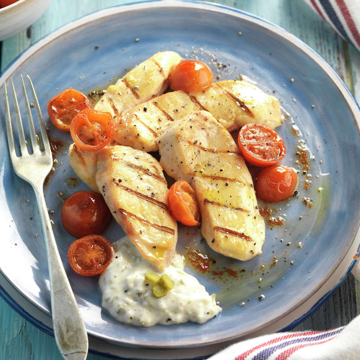 POLLO A LA PLANCHA CON SALSA TÁRTARA