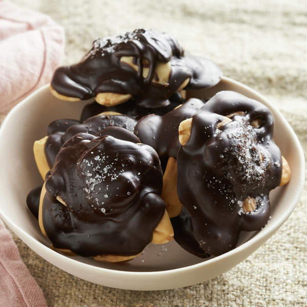 ROCAS DE ALMENDRA Y CHOCOLATE.