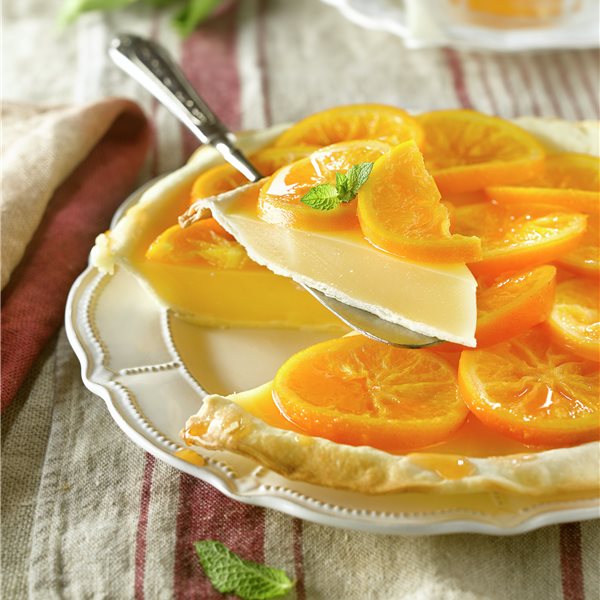 Tarta de naranja al horno, postre fácil, jugoso y saludable