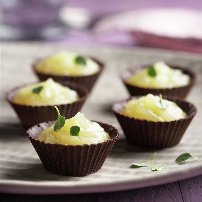 VASITOS CON CREMA DE LIMÓN.