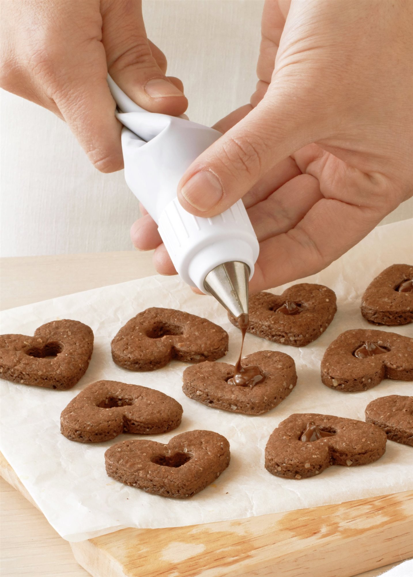 3. Rellena con chocolate 