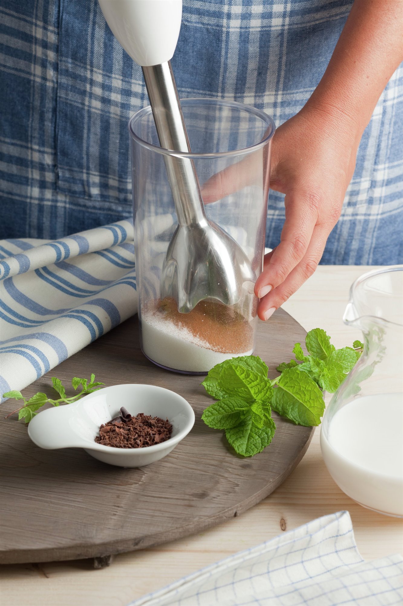 1. Prepara la mezcla de café