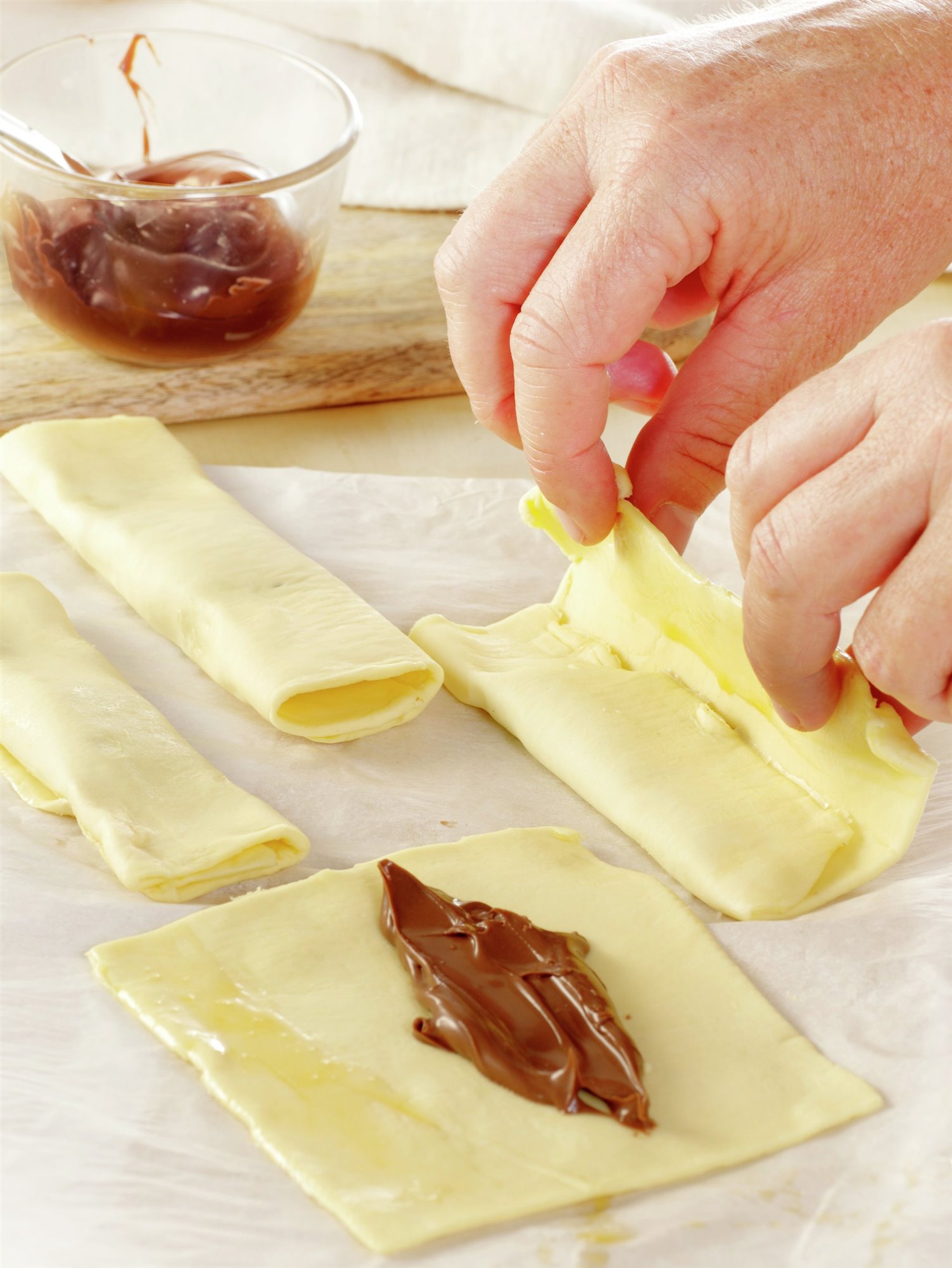 2. Monta las napolitanas