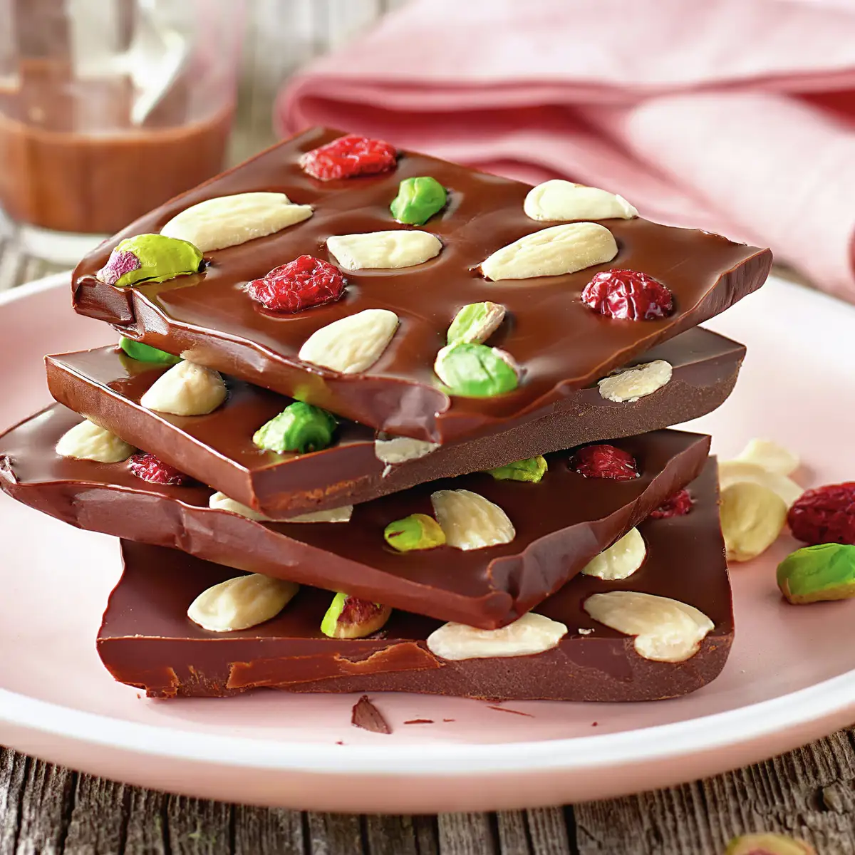 Tableta de chocolate con frutos secos