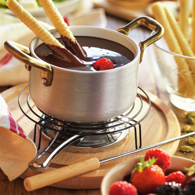 Deliciosas ideas de fondue de chocolate