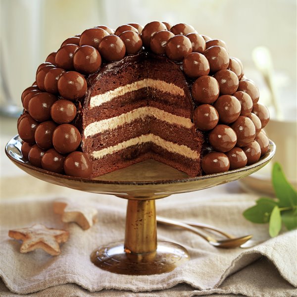 Layer cake de chocolate y moka