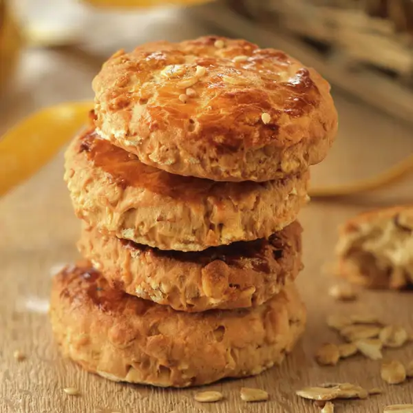 El desayuno fácil y sin remordimientos: galletas saludables de avena y sésamo