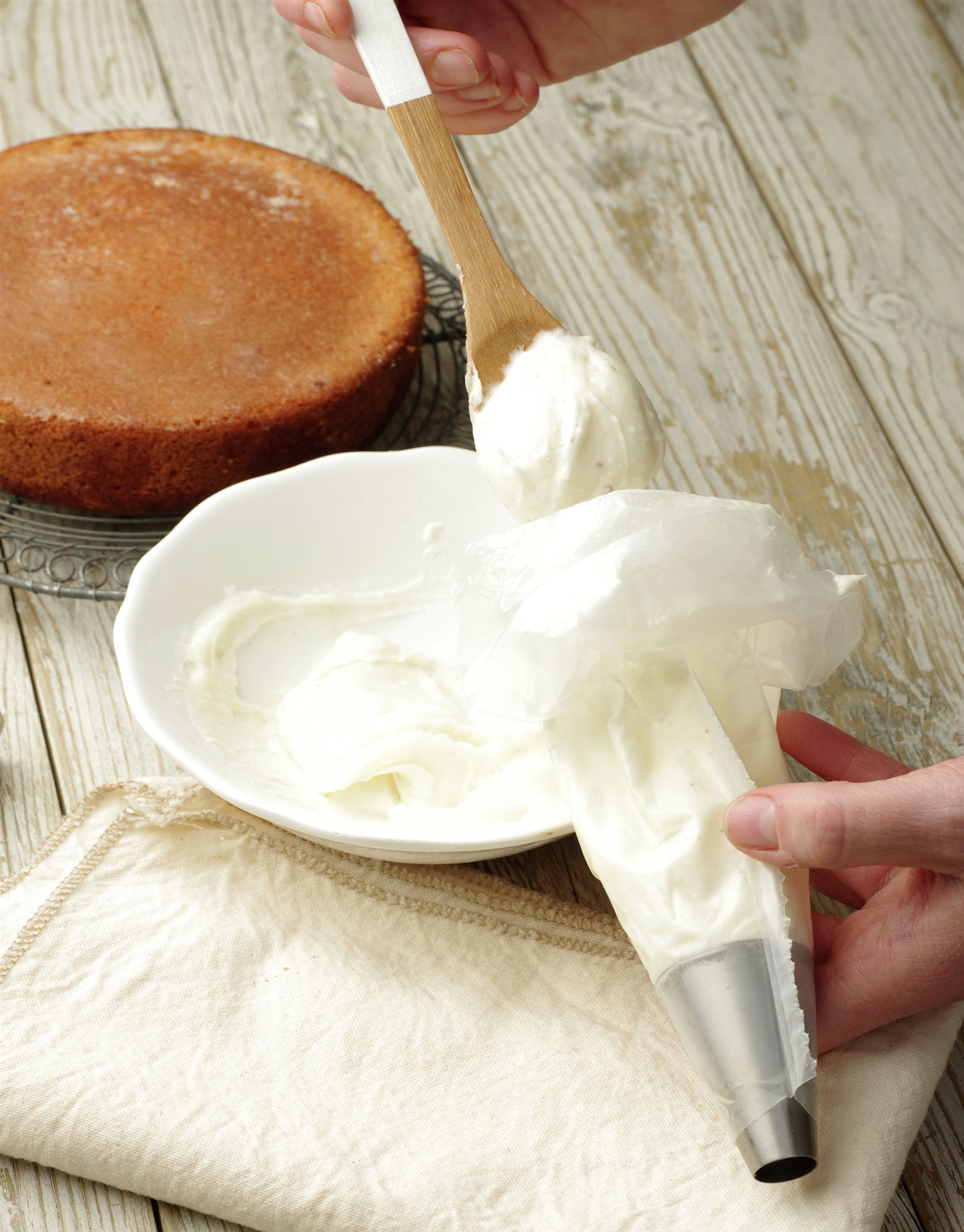5. Prepara la crema de queso