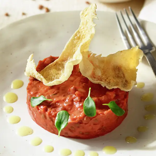 ¡Receta sorprendente! Tartar de lentejas, un plato vegetariano saludable y con carácter