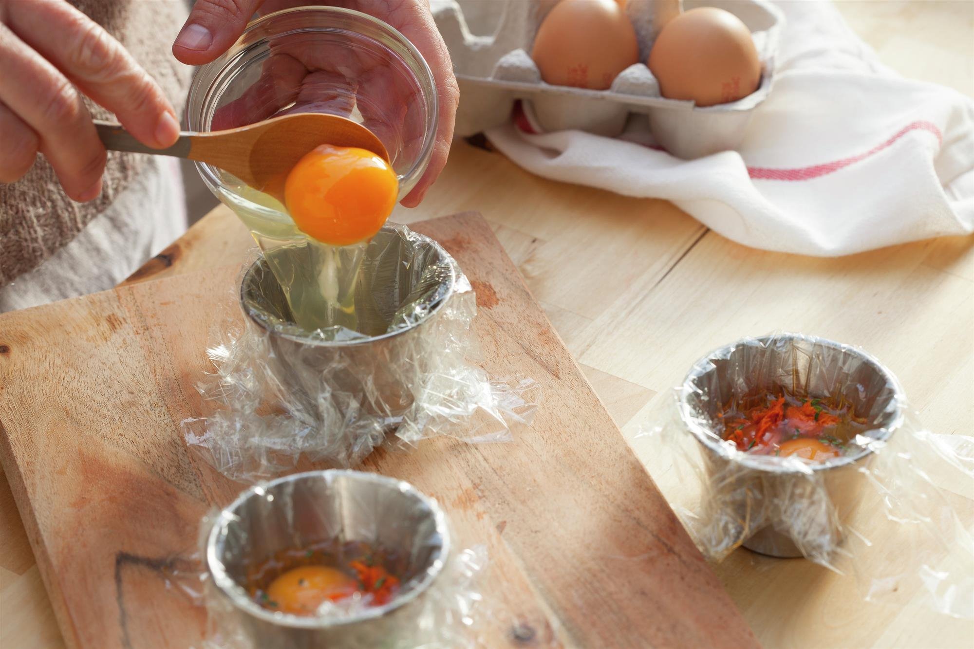 2. Prepara los huevos