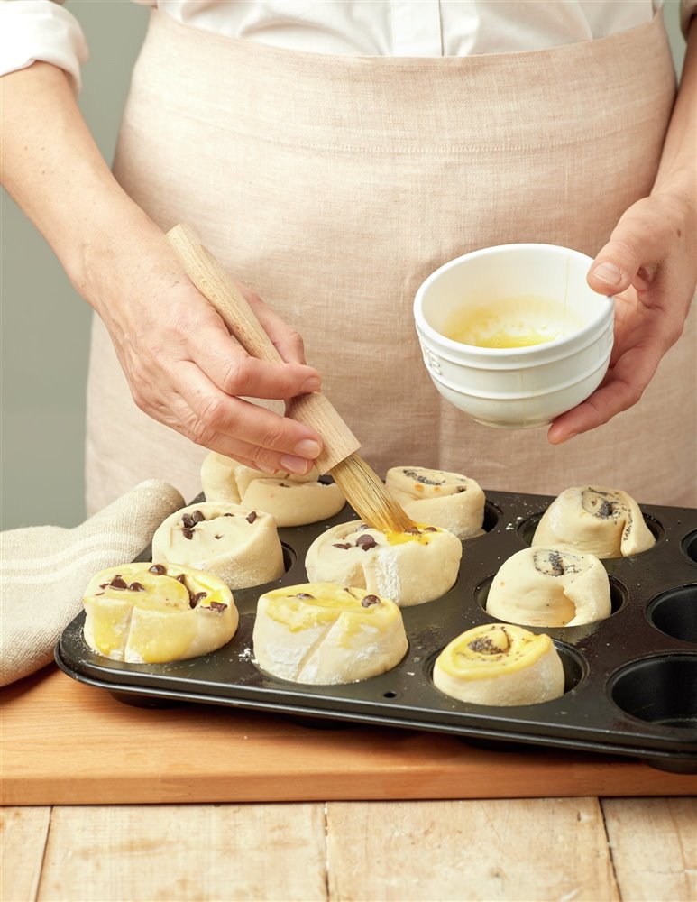 Minibrioches a la naranja