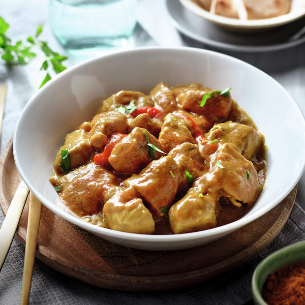Pollo tikka masala, receta de pollo al curry con arroz fácil y deliciosa
