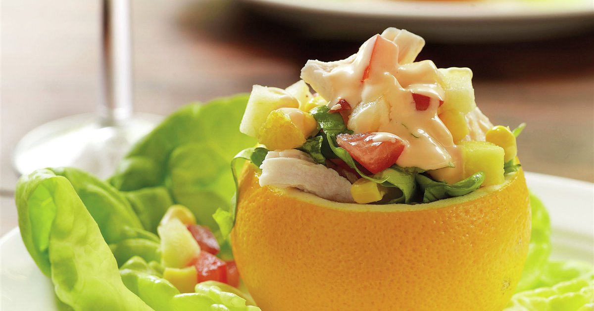 Ensalada de pollo y piña - Lecturas