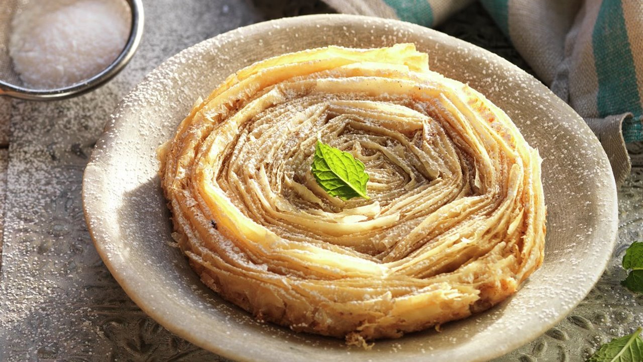 Espirales de pasta filo con canela - Lecturas