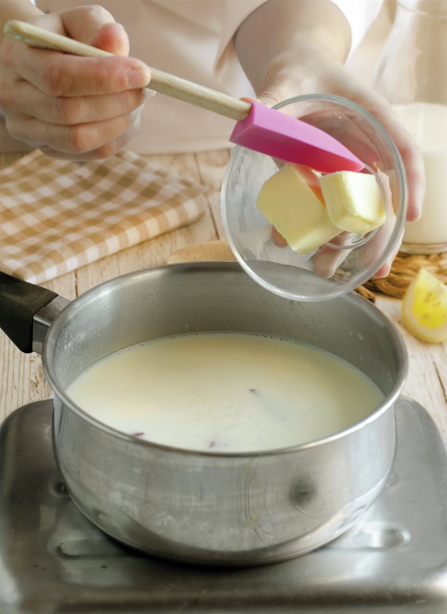 5. Agrega la mantequilla