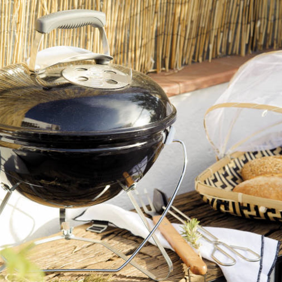 Barbacoa en el patio