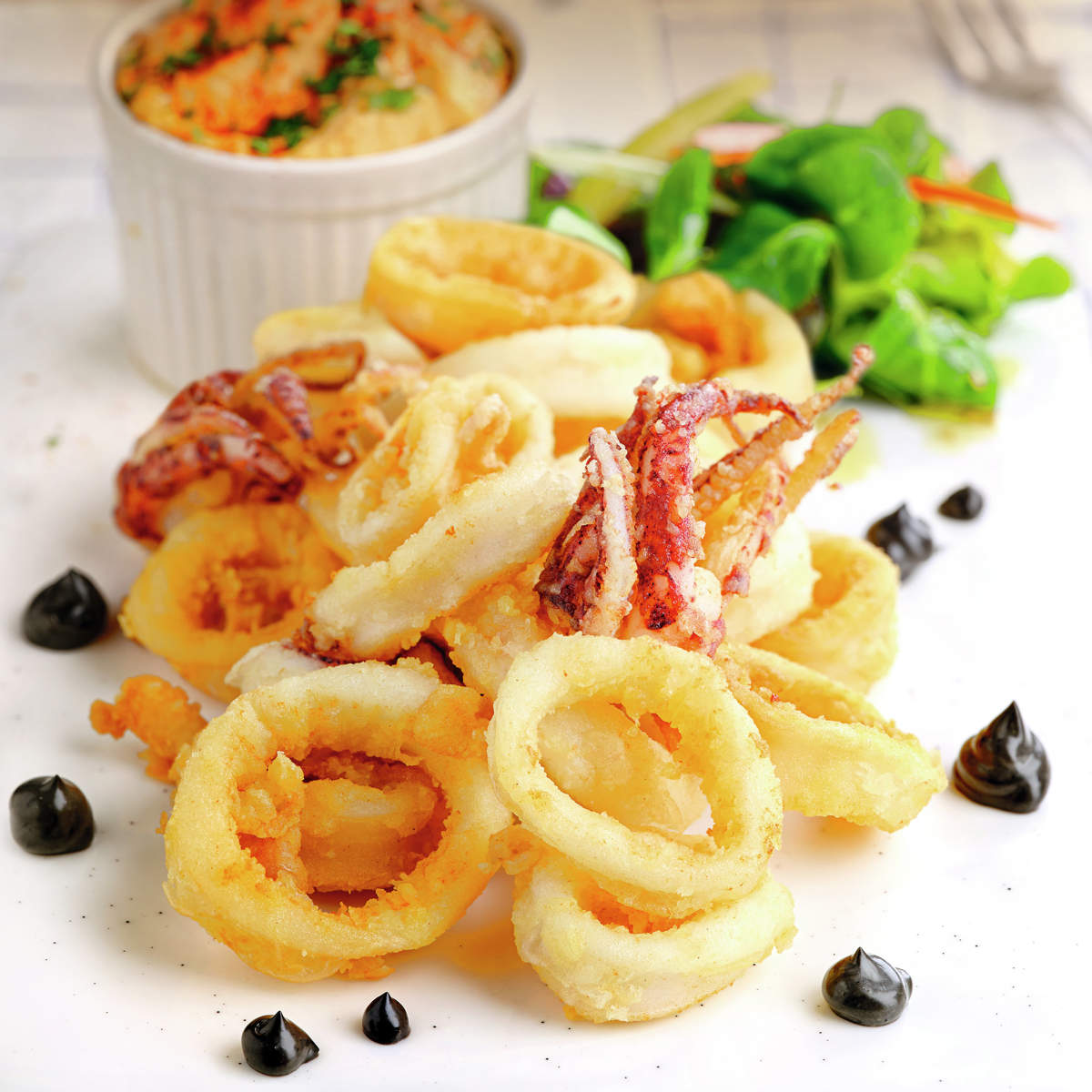 Calamares rebozados