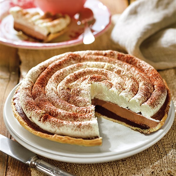 TARTA BRISA CON NATA Y 2 CAPAS DE CHOCOLATE