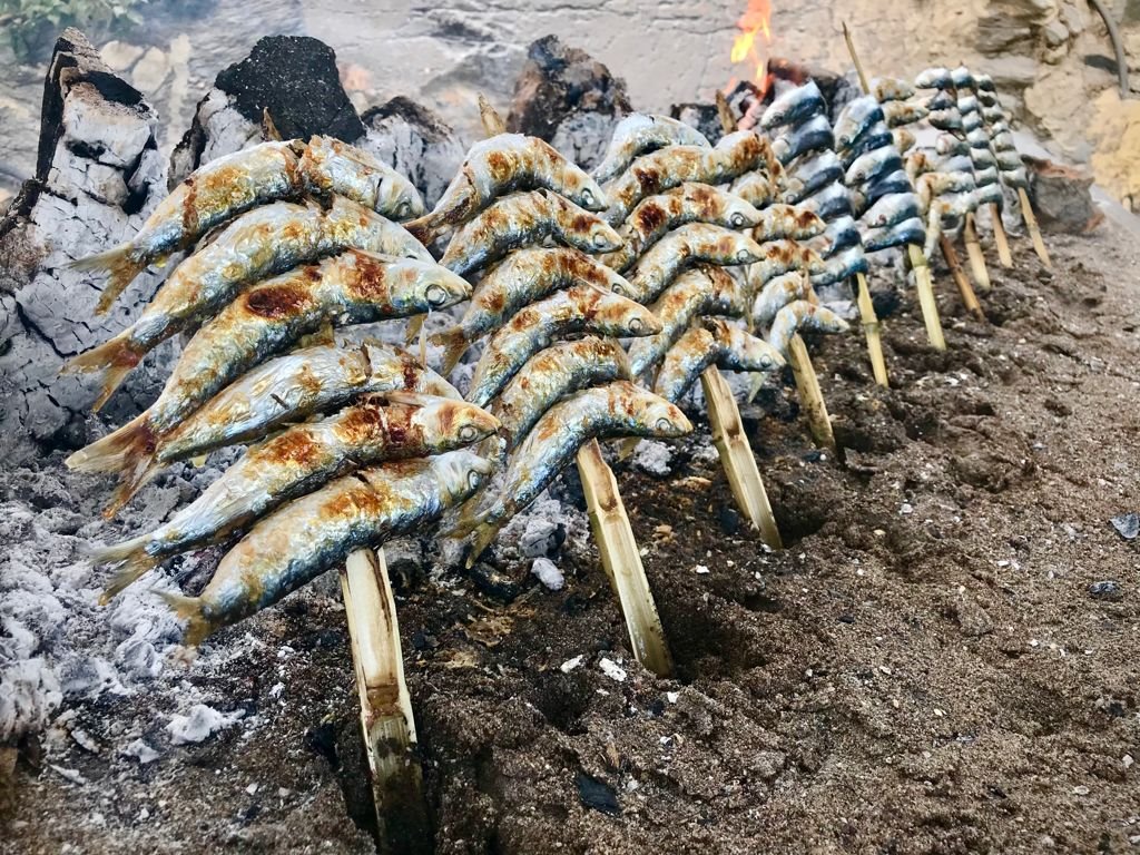 Espetos de sardinas