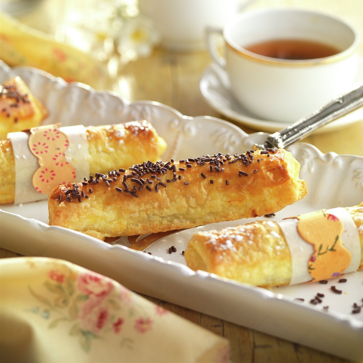 PASO A PASO PARA HACER NAPOLITANAS CON CREMA DE CHOCOLATE: RESULTADO FINAL. 