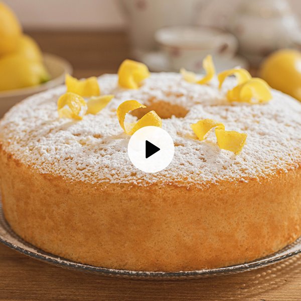 Soft and Fluffy Lemon Chiffon Cake