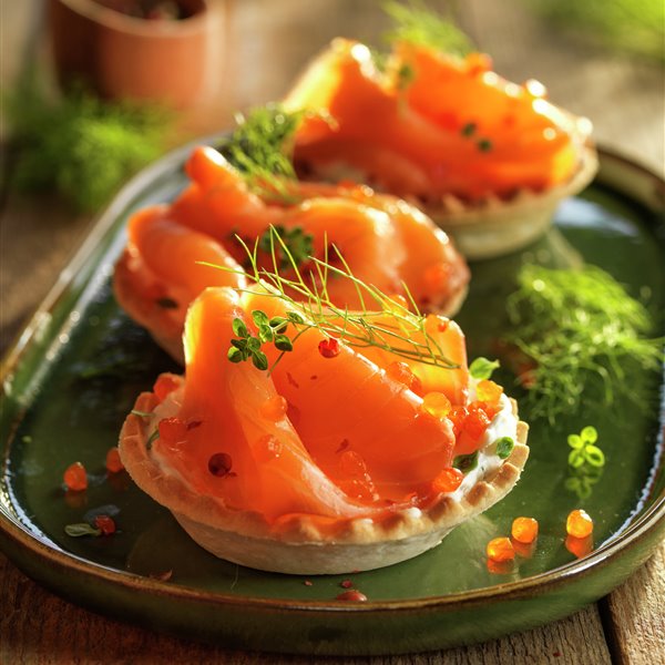Tartaleta casera de salmón: un aperitivo de lujo