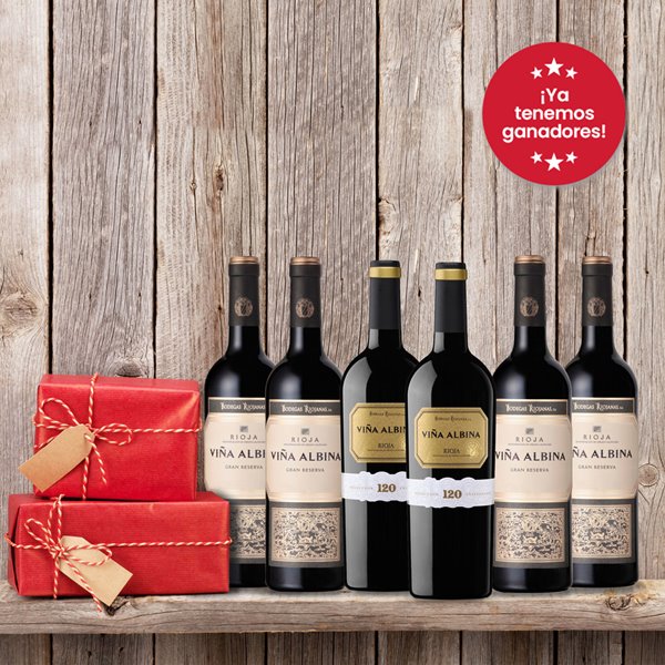 Ya tenemos los ganadores de 6 botellas de vino de Rioja Viña Albina