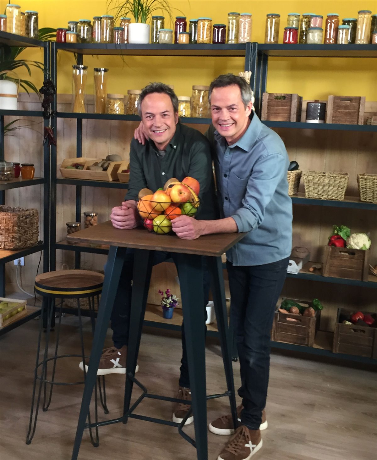 Hermanos Torres en la presentación de Menudos Torres