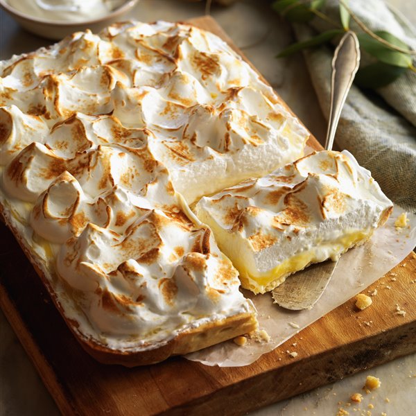 Tarta de crema de limón y merengue tostado (lemon pie)