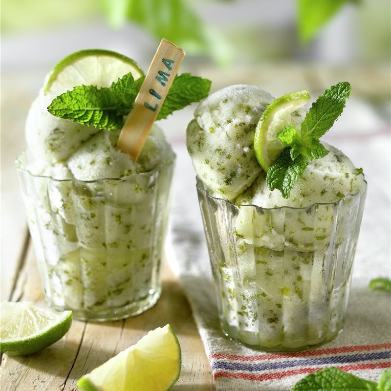 Sorbete de mojito