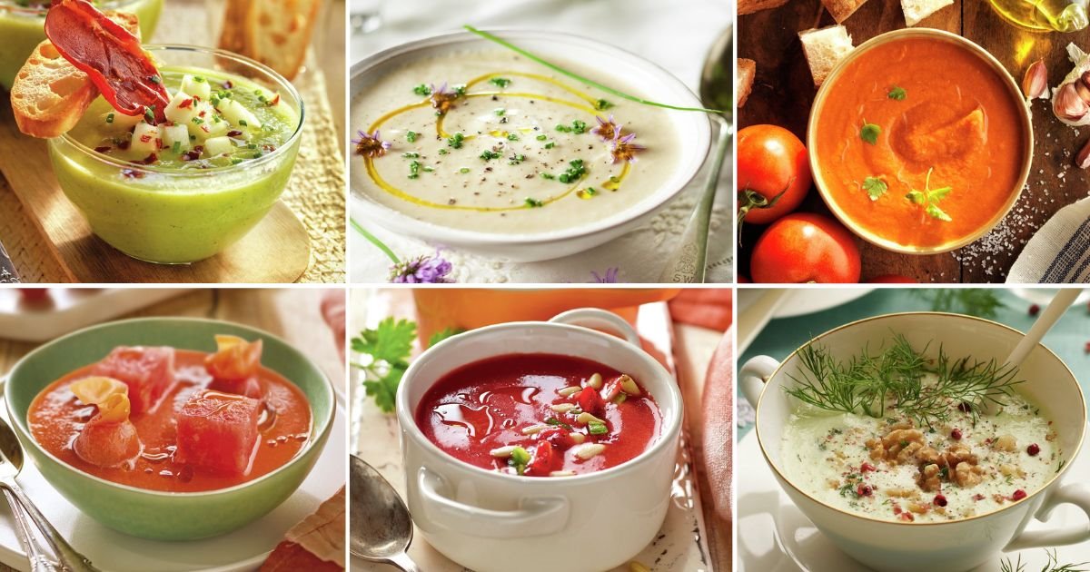 10 recetas de cremas y sopas frías de verano fáciles, originales y  refrescantes