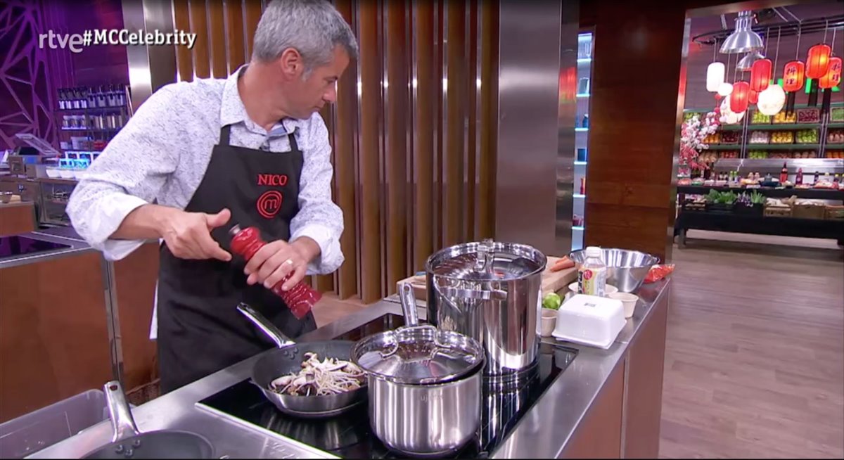 Nico Abad en MasterChef Celebrity 7