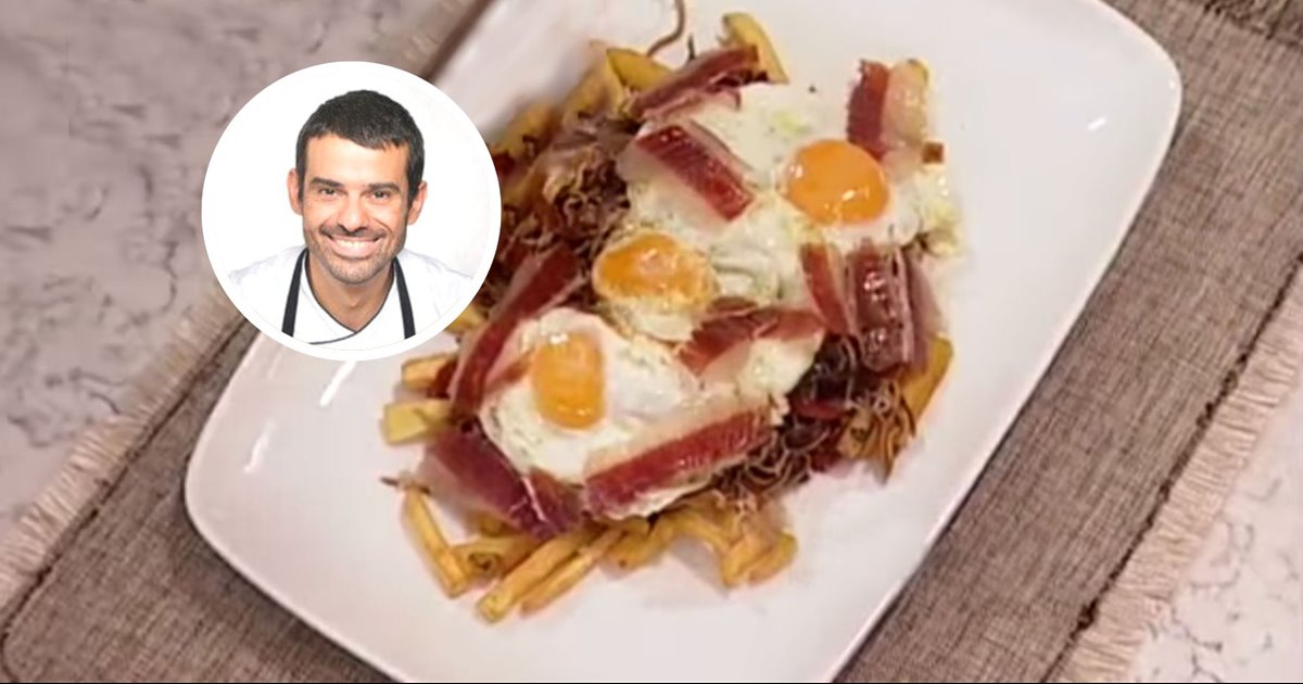 Receta huevos rotos Enrique Sánchez (con trucos jugosos)