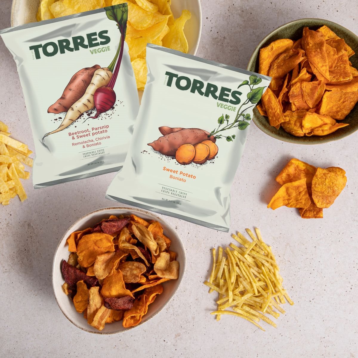 Las chips veganas gourmet de Patatas Torres