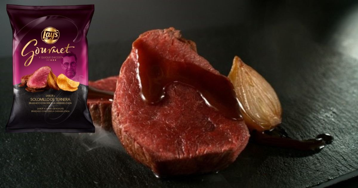 Lay's Gorumet solomillo braseado con cebolla caramelizada