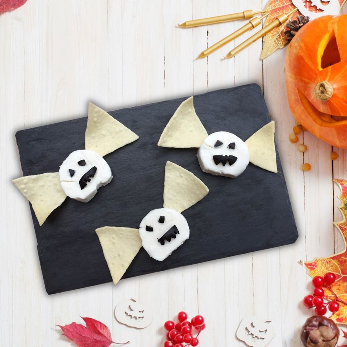 quesitos murciélago Halloween