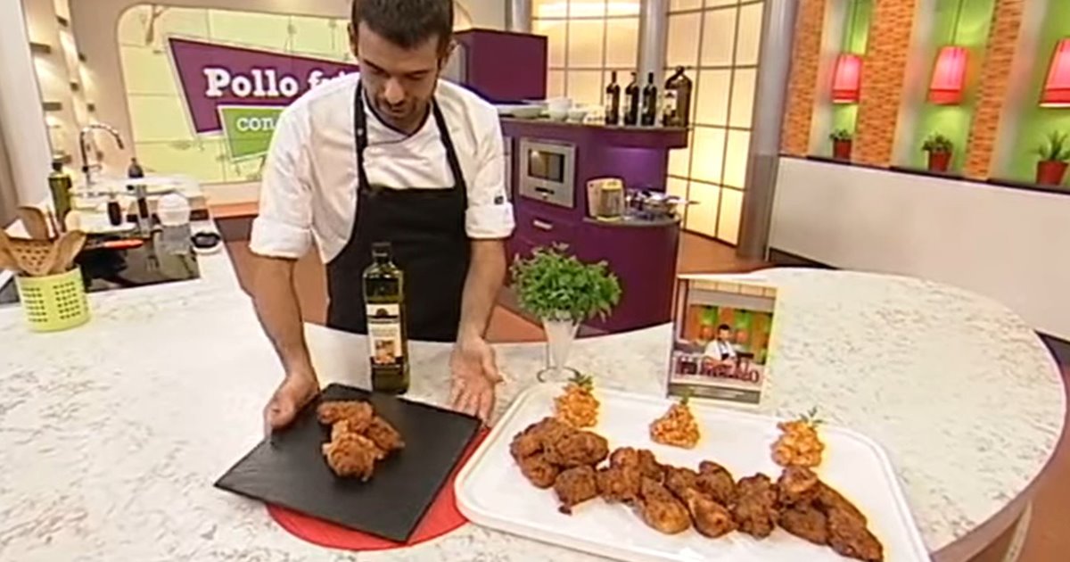 Pollo frito con boniato de Enrique Sánchez