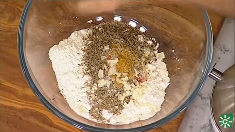 pollo frito con puré de boniato de enrique sánchez