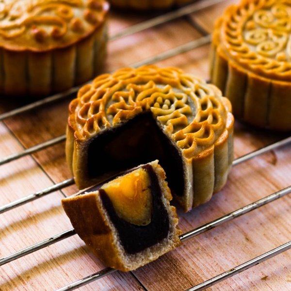 pastel de luna mooncake