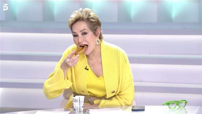 ana rosa quintana churros con chocolate