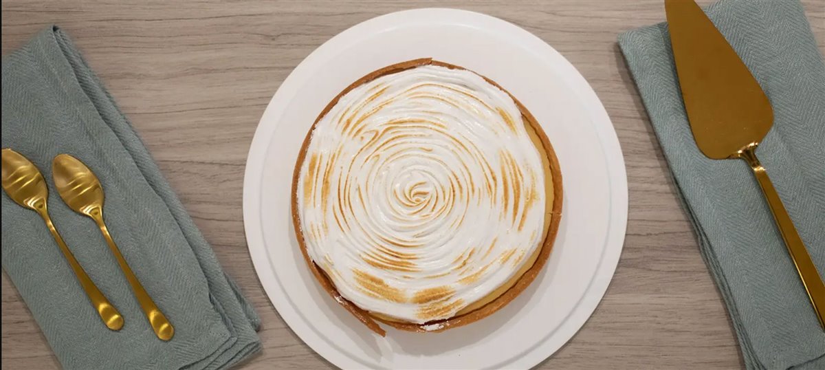 Tarta de limón y merengue de Tamara Falcó